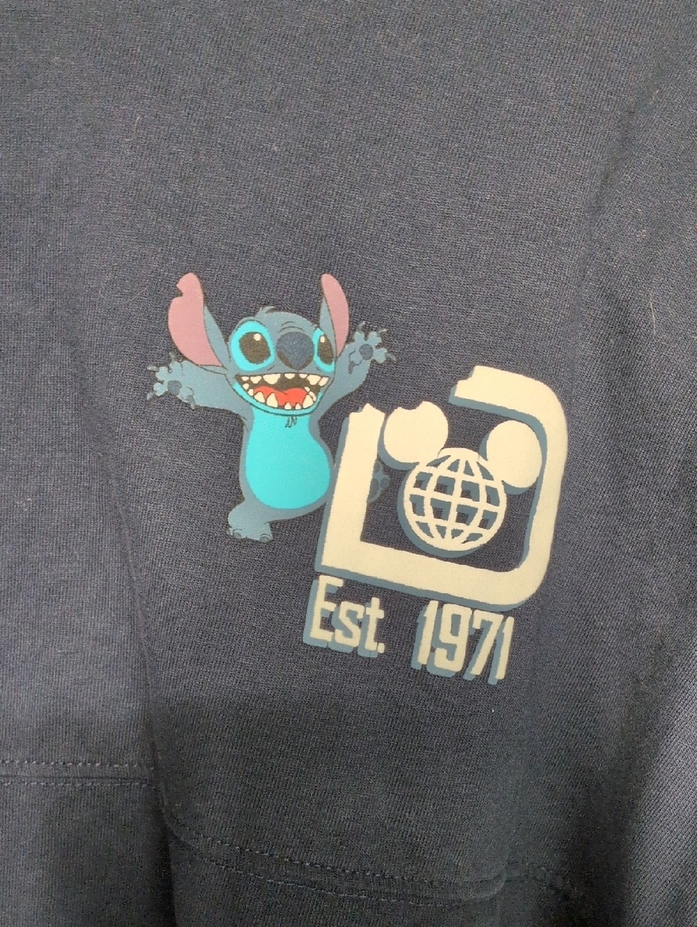 Stitch Disney Spirit Jersey, Disney World Long Sleeve Size XS - Picture 5 of 12
